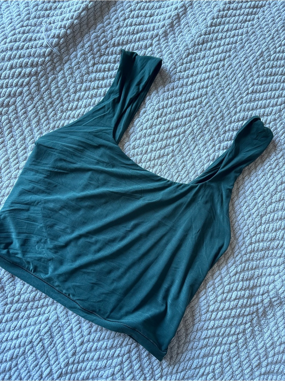 Women's Scoop Neck Tank Top - forest green